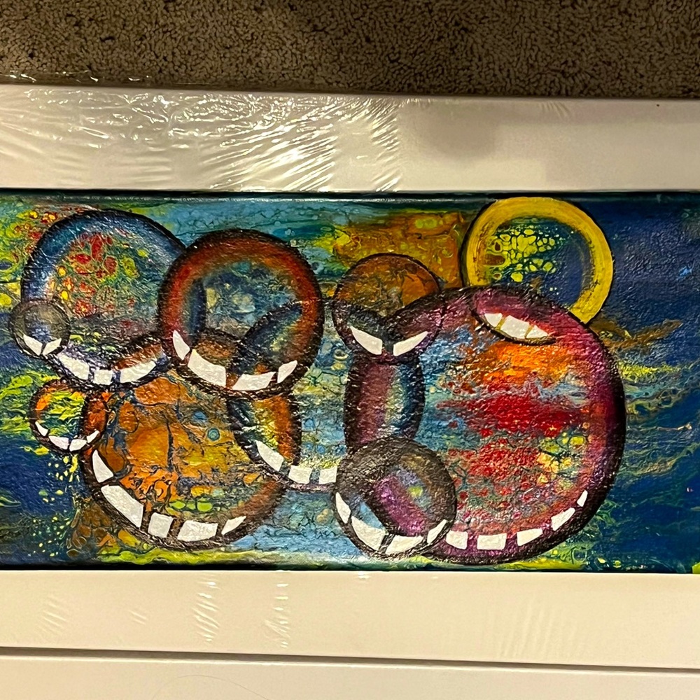 Pour Paint paintings by ~THINGSiLIKE~
